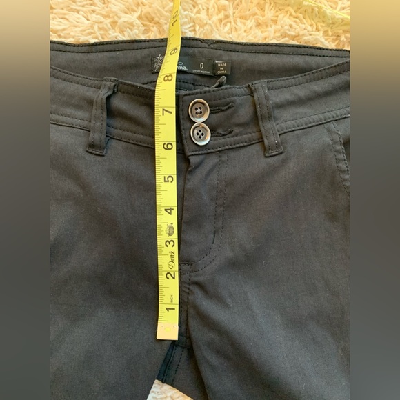 Women’s Prana Black hiking pants, size 0 - Picture 3 of 8